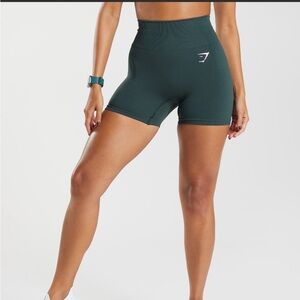 Green Vital Seamless Gymshark shorts